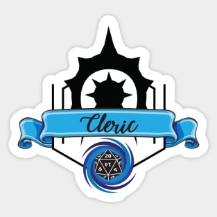 Cleric Class Sticker